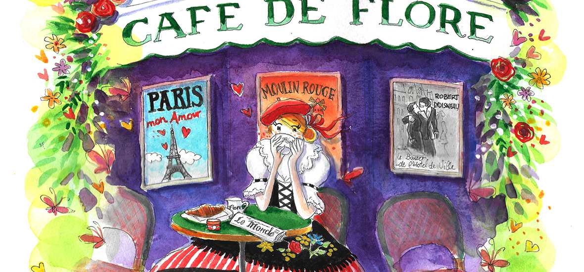 ma petite niçoise café de Flore